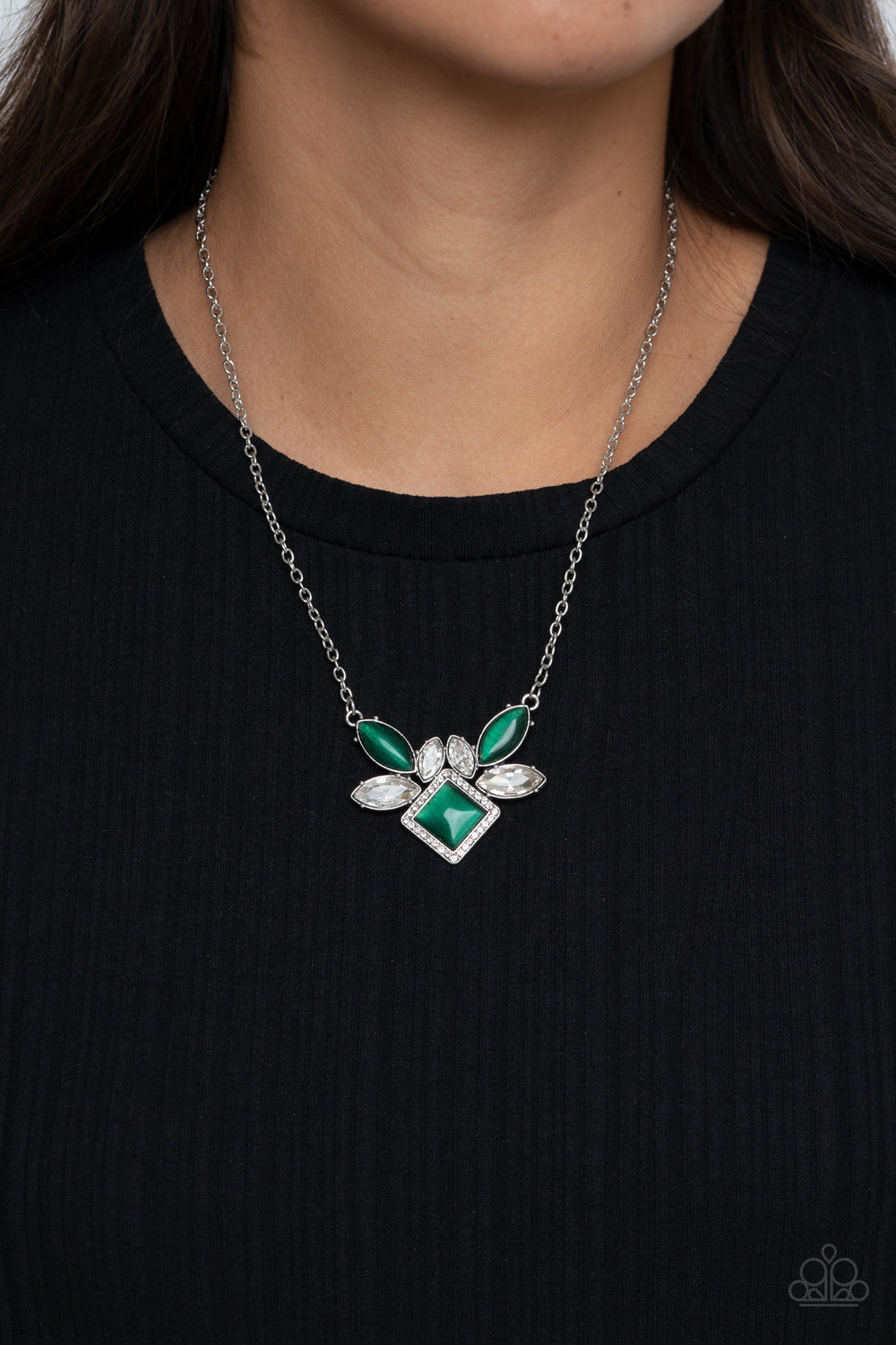 Paparazzi Necklace - Amulet Avenue - Green