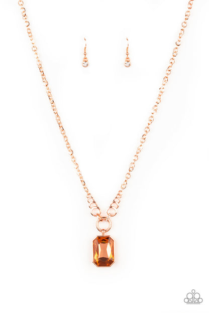 Paparazzi Necklace - Queen Bling - Copper