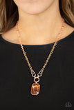 Paparazzi Necklace - Queen Bling - Copper