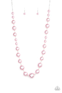 Paparazzi Necklace - Pearl Prodigy - Pink