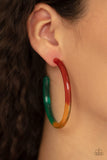 Paparazzi Earrings - Awesome Aura - Multi