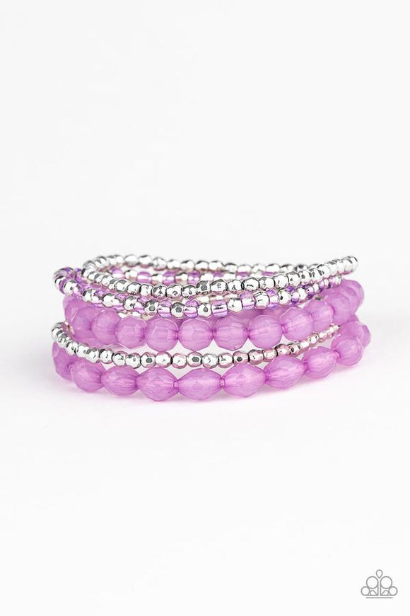 Paparazzi Bracelet - Sugary Sweet - Purple