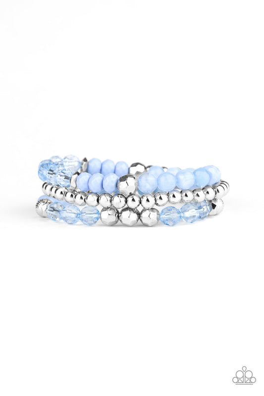 Paparazzi Bracelet - Sugary Shimmer - Blue