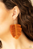 Paparazzi Earrings - Knotted Native - Brown