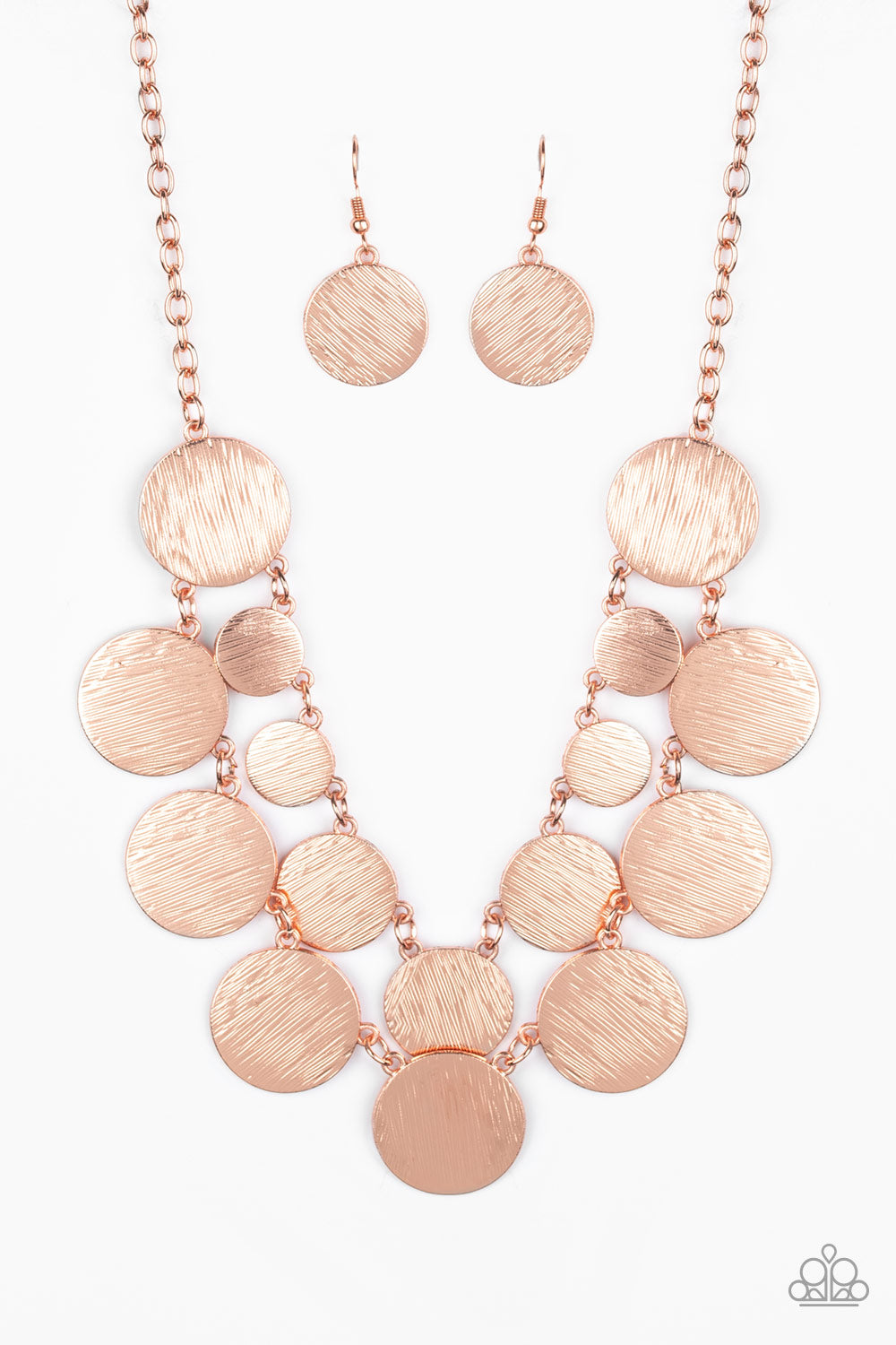 Paparazzi Necklace - Stop and Reflect - Copper