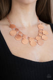 Paparazzi Necklace - Stop and Reflect - Copper