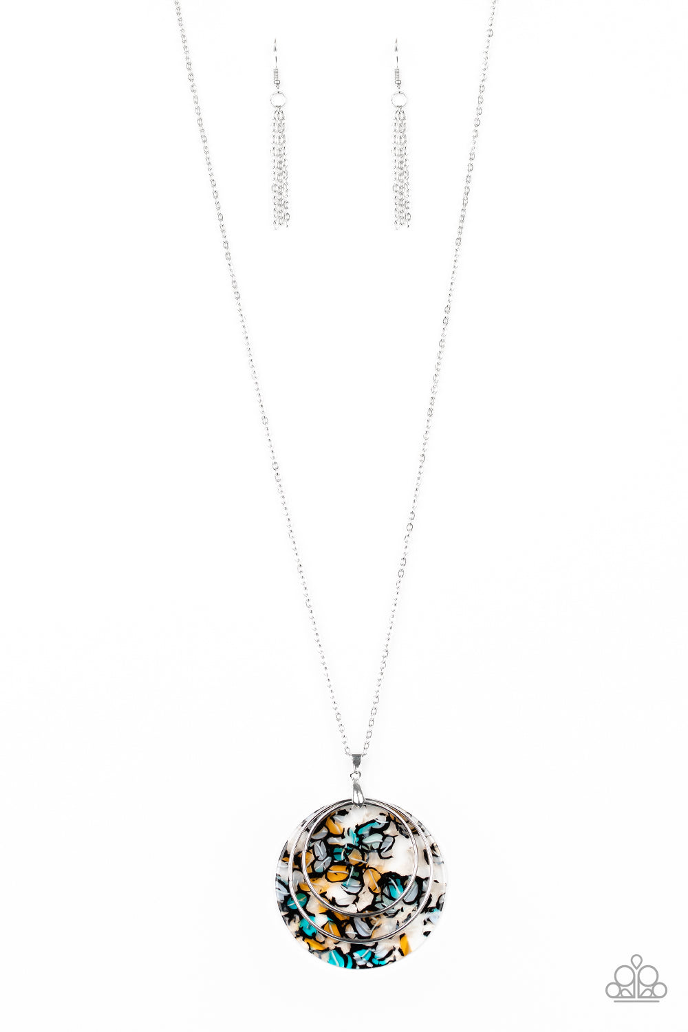 Paparazzi Necklace - Metro Mosaic - Blue