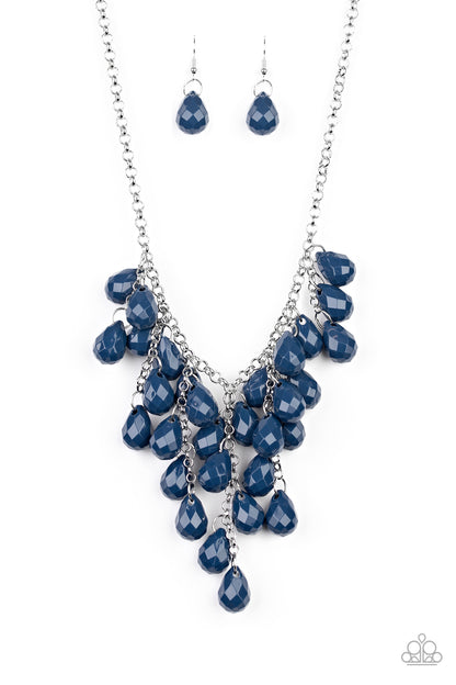 Paparazzi Necklace - Serenely Scattered - Blue