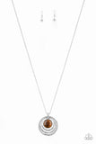 Paparazzi Necklace - A Diamond A Day - Brown