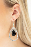 Paparazzi Earrings - Trendsetting Twinkle - Black