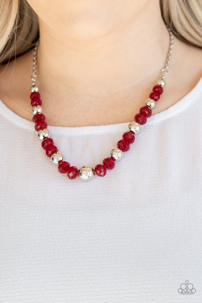 Paparazzi Necklace - Jewel Jam - Red