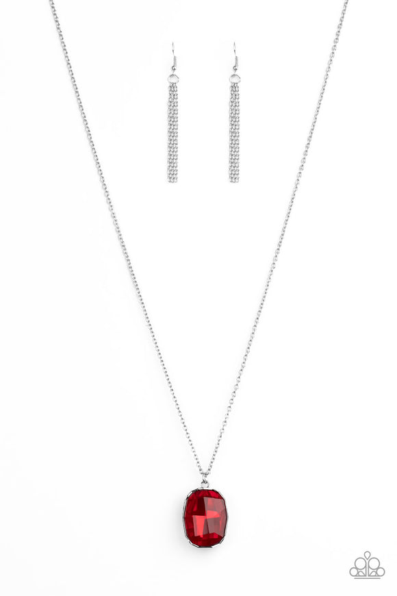 Paparazzi Necklace - Imperfect Iridescence - Red