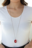 Paparazzi Necklace - Imperfect Iridescence - Red