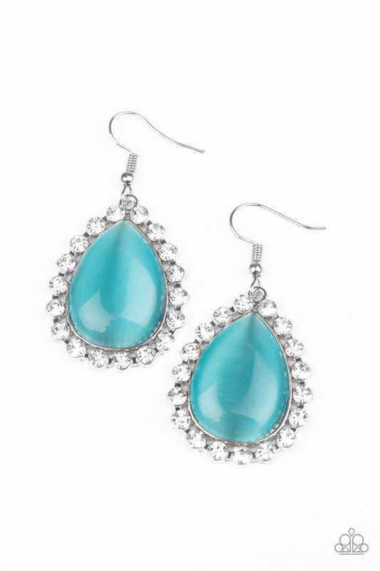 Paparazzi Earrings - Teardrop Trendsetter - Blue