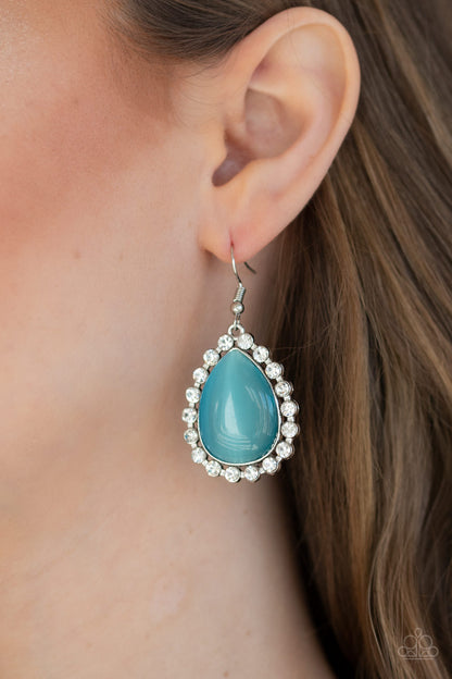 Paparazzi Earrings - Teardrop Trendsetter - Blue