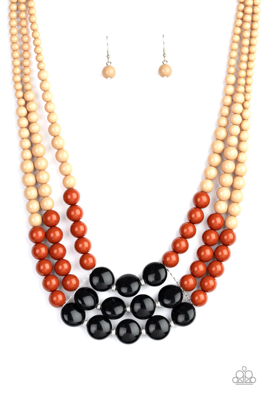 Paparazzi Necklace - Beach Bauble - Multi