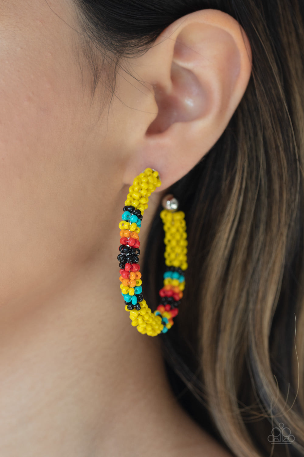 Paparazzi Earrings - Bodaciously Beaded - Yellow