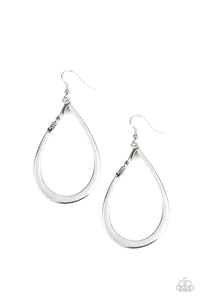 Paparazzi Earrings - Very Enlightening - Silver