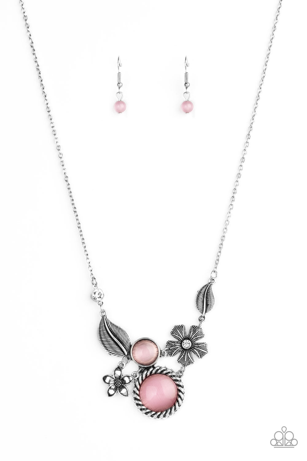 Paparazzi Necklace - Exquisitely Eden - Pink***Pre-Order***