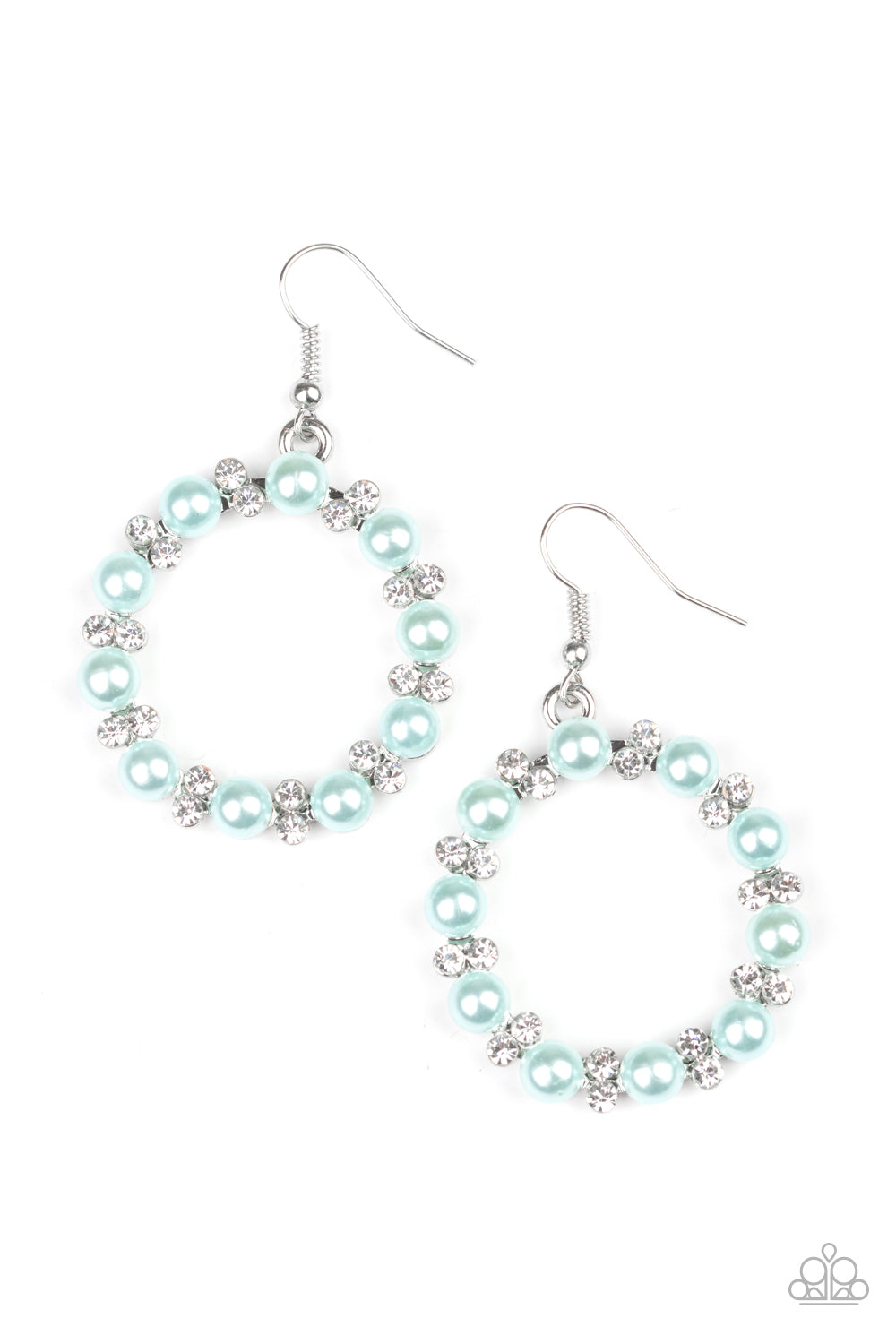 Paparazzi Earrings - Symphony Sparkle - Blue