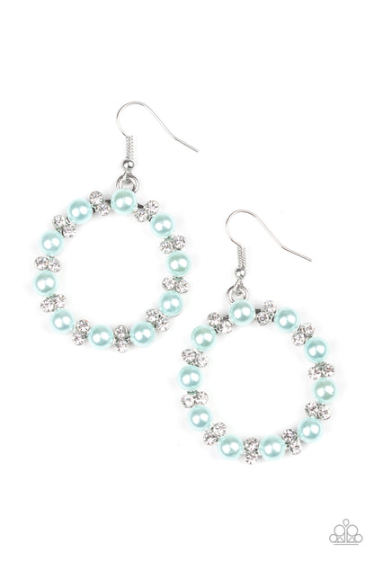 Paparazzi Earrings - Symphony Sparkle - Blue