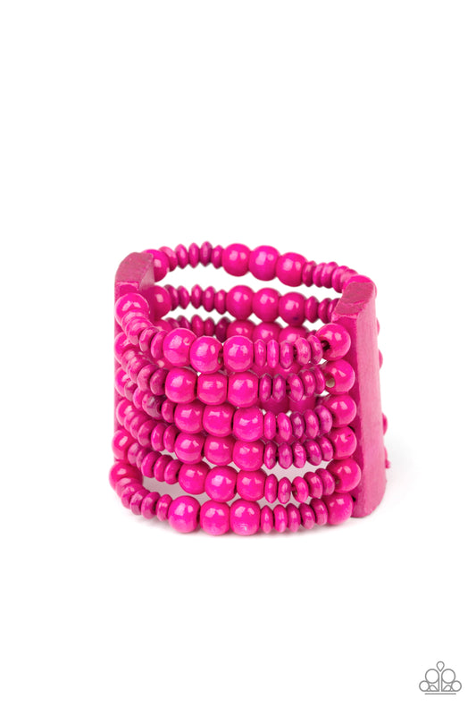 Paparazzi Bracelet - Dont Stop BELIZE-ing - Pink