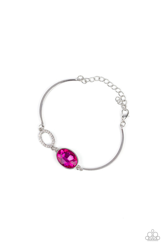 Paparazzi Bracelet - Glamorous Glow - Pink