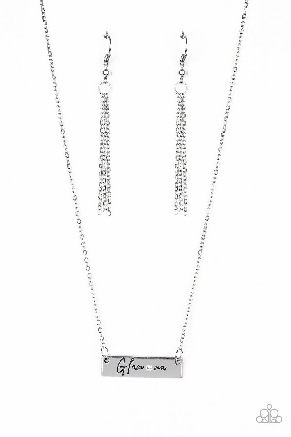 Paparazzi Necklace - The GLAM-ma - White