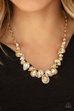 Paparazzi Necklace - Don't Let the DIOR Hit You - Gold