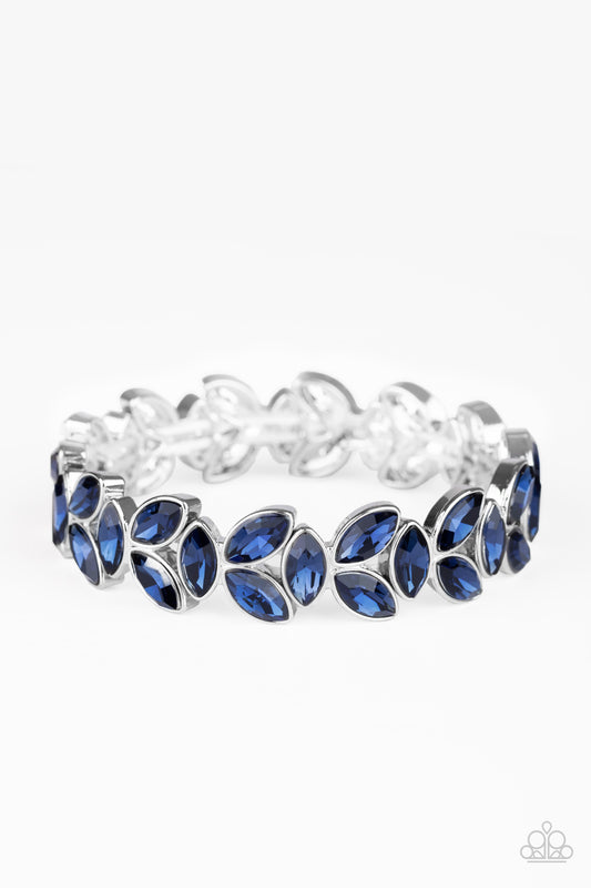 Paparazzi Bracelet - Gilded Gardens - Blue