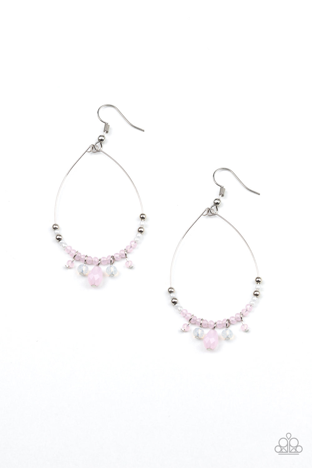 Paparazzi Earrings - Exquisitely Ethereal - Pink