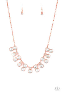 Paparazzi Necklace - Top Dollar Twinkle - Copper