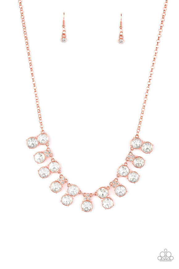 Paparazzi Necklace - Top Dollar Twinkle - Copper