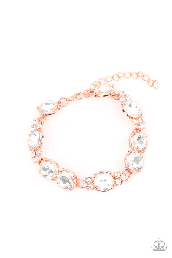 Paparazzi Bracelet - Care To Make A Wager? - Copper