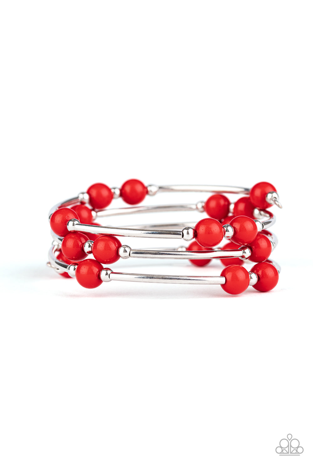 Paparazzi Bracelets - Let Freedom Ring - Red