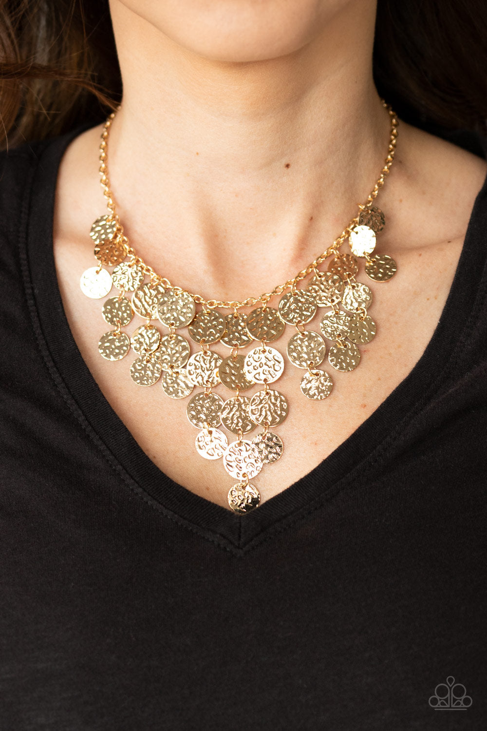 Paparazzi Necklace - Spotlight Ready - Gold