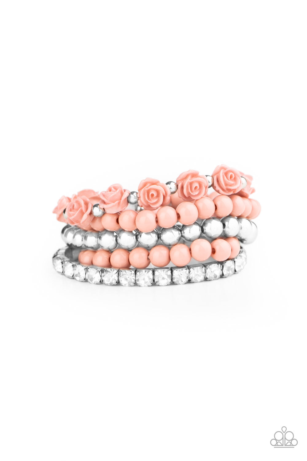 Paparazzi Bracelet - Rose Garden Grandeur - Pink