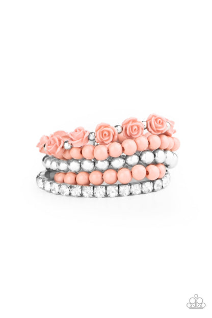 Paparazzi Bracelet - Rose Garden Grandeur - Pink