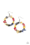 Paparazzi Earrings - Going for Grounded - Multi