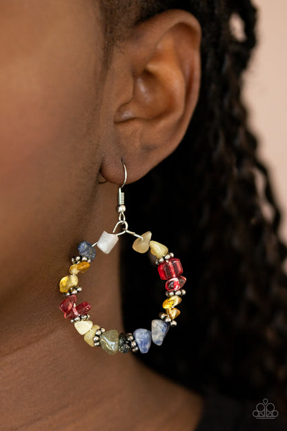 Paparazzi Earrings - Going for Grounded - Multi