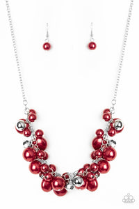 Paparazzi Necklace - Battle of the Bombshells - Red