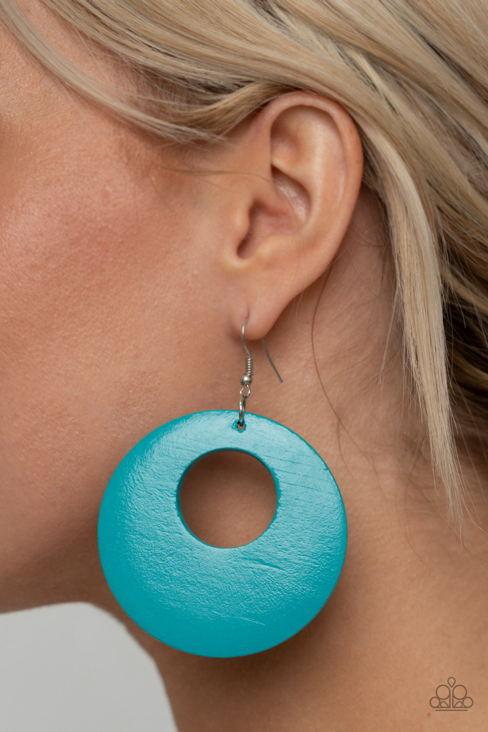 Paparazzi Earrings - Island Hop - Blue