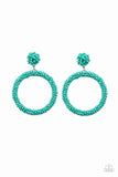Paparazzi Earrings - Be All You Can BEAD - Blue