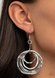 Paparazzi Earrings - Ringing Radiance - Silver