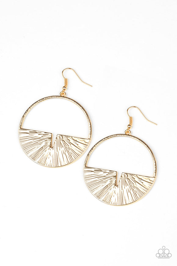 Paparazzi Earrings - Reimagined Refinement - Gold