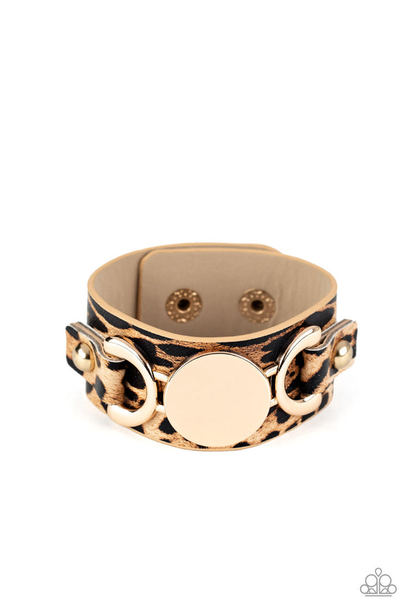 Paparazzi Bracelet - Your Claws are Showing - Gold