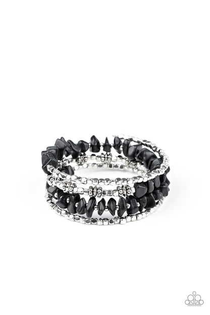 Paparazzi Bracelet - Rockin Renegade - Black