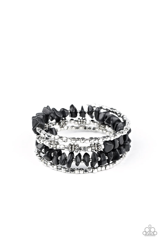 Paparazzi Bracelet - Rockin Renegade - Black