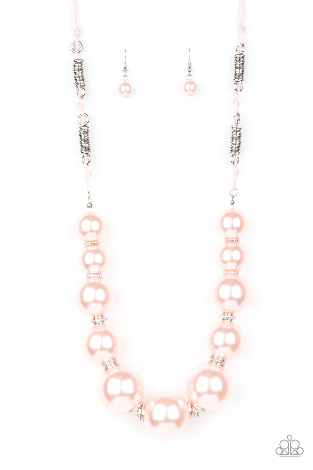 Paparazzi Necklace - Pearly Prosperity - Pink