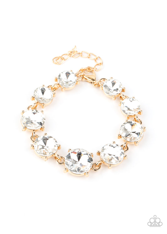 Paparazzi Bracelet - Cant Believe My ICE - Gold